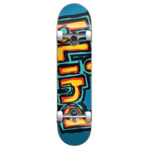 BLIND Matte Og Logo FP Bright Complete Skateboard 7.75' - Red/Teal